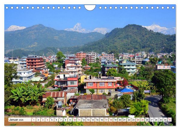 Produktbild: POKHARA und SARANGKOT (Wandkalender 2026 DIN A4 quer), CALVENDO Monatskalender