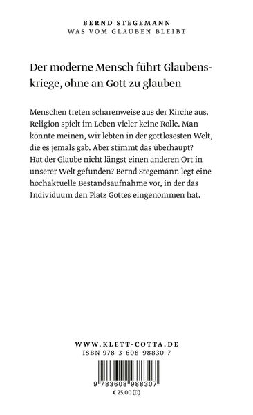 Was vom Glauben bleibt