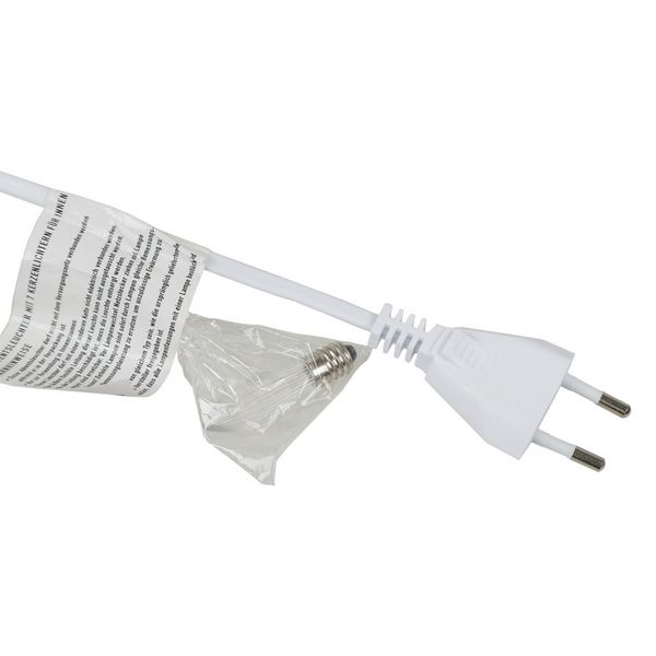 Produktbild: Idena Adventsleuchter 7 LED Kerzenlichter rot 40x30cm