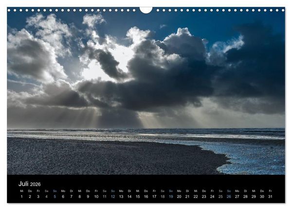 Produktbild: Wolken &uuml;ber D&auml;nemark (Wandkalender 2026 DIN A3 quer), CALVENDO Monatskalender