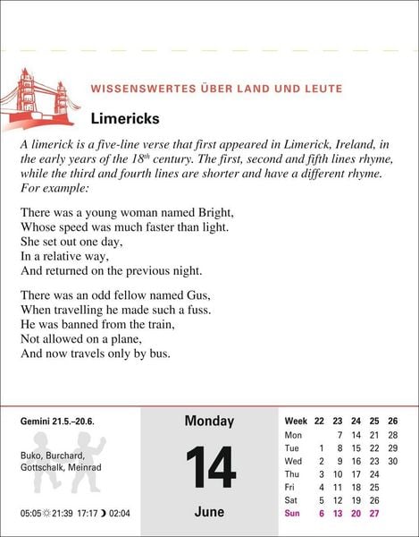 Produktbild: Englisch Sprachkalender 2027 - Englisch lernen leicht gemacht - Tagesabrei&szlig;kalender