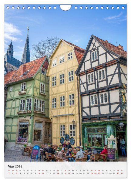 Produktbild: Quedlinburg - Welterbestadt und Tor zum Harz (Wandkalender 2026 DIN A4 hoch), CALVENDO Monatskalender