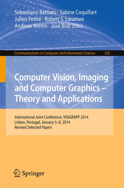 Produktbild: Computer Vision, Imaging and Computer Graphics - Theory and Applications