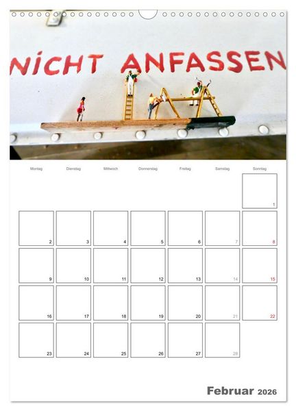 Produktbild: Follow me and have fun - kleine Leute am Flugplatz (Wandkalender 2026 DIN A3 hoch), CALVENDO Monatskalender