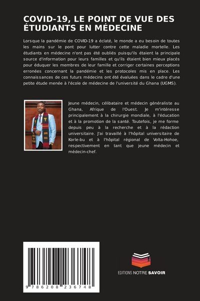 Produktbild: Covid-19, Le Point De Vue des &Eacute;tudiants En M&eacute;decine