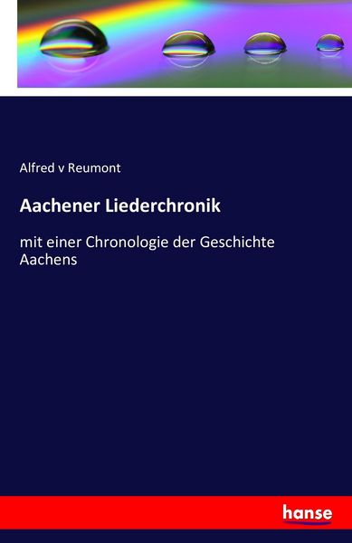 Produktbild: Aachener Liederchronik