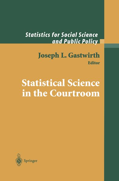 Produktbild: Statistical Science in the Courtroom