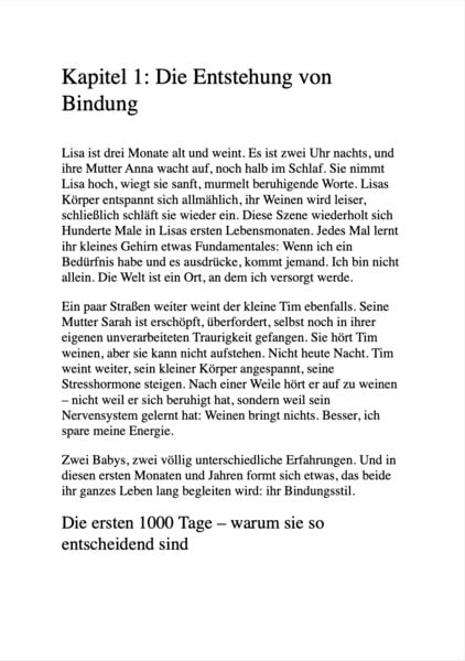 Produktbild: Wie Fr&uuml;hkindliche Erlebnisse Unsere Beziehungen Formen
