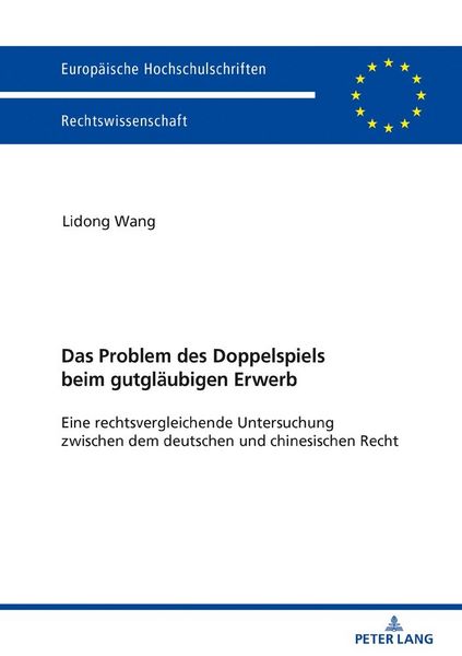 Produktbild: Das Problem des Doppelspiels beim gutgl&auml;ubigen Erwerb