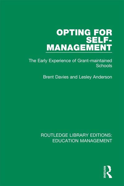 Produktbild: Opting for Self-management