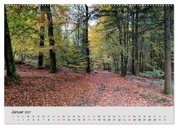 Produktbild: Saarland - unbekannte Sch&ouml;nheit (hochwertiger Premium Wandkalender 2027 DIN A2 quer), Kunstdruck in Hochglanz