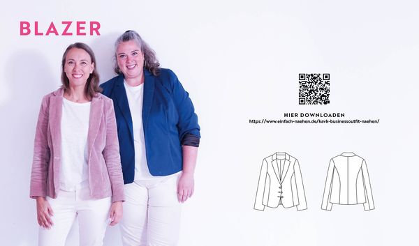 Keine Angst vor Klamotte – Casual Business-Outfit nähen von Anna Einfach nähen