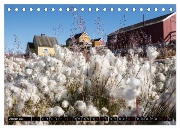 Produktbild: GR&Ouml;NLAND Eisfjord und Diskobucht (Tischkalender 2026 DIN A5 quer), CALVENDO Monatskalender