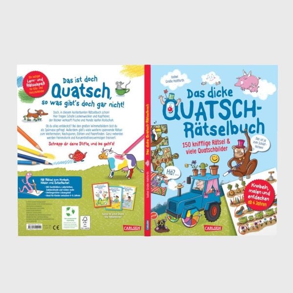 Produktbild: Das dicke Quatsch-R&auml;tselbuch