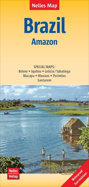 Produktbild: Nelles Map Landkarte Brazil: Amazon 1:2,5 Mio.