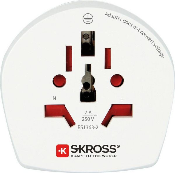 Produktbild: Skross 1.500225-E Reiseadapter CA W to UK (BS)