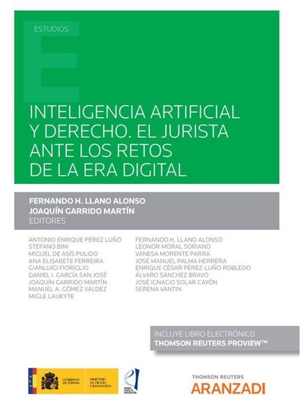 Produktbild: Inteligencia artificial y derecho. El jurista ante los retos