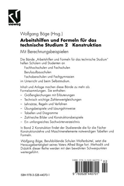 Produktbild: Arbeitshilfen und Formeln f&uuml;r das technische Studium