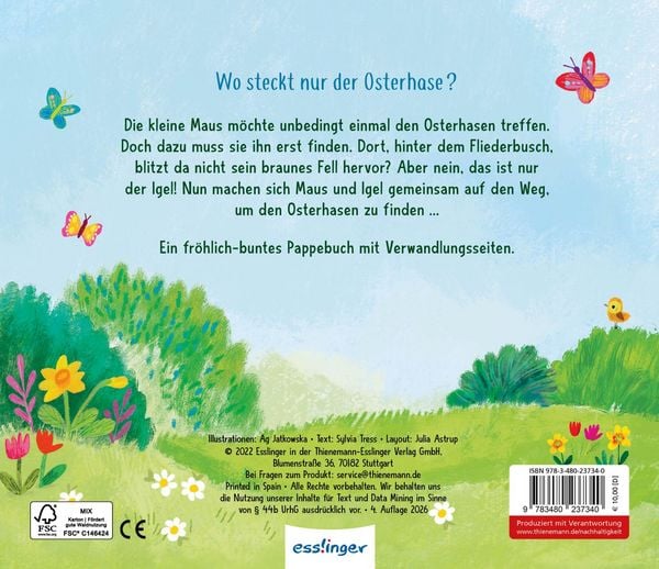 Produktbild: Wo bist du, kleiner Osterhase?