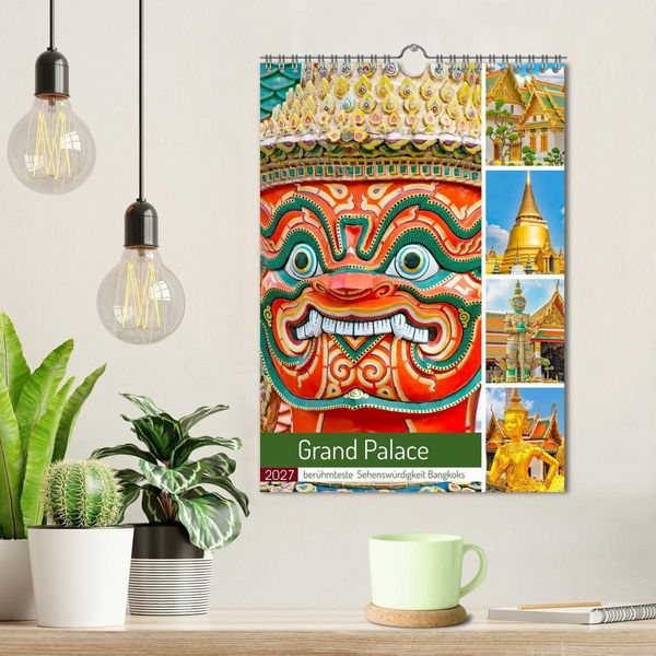 Produktbild: Grand Palace - ber&uuml;hmteste Sehensw&uuml;rdigkeit Bangkoks (Wandkalender 2027 DIN A4 hoch), CALVENDO Monatskalender