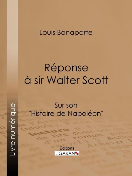 Produktbild: R&eacute;ponse &agrave; Sir Walter Scott