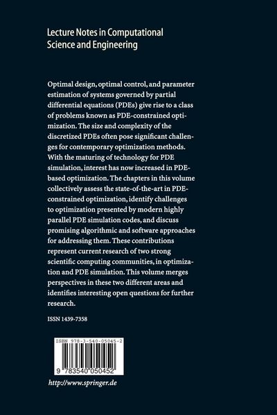 Produktbild: Large-Scale PDE-Constrained Optimization