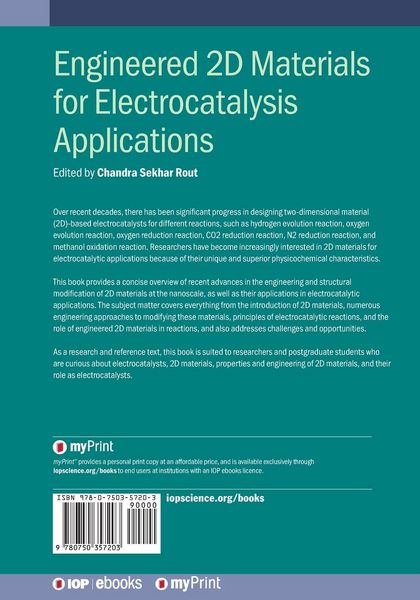 Produktbild: Engineered 2D Materials for Electrocatalysis Applications