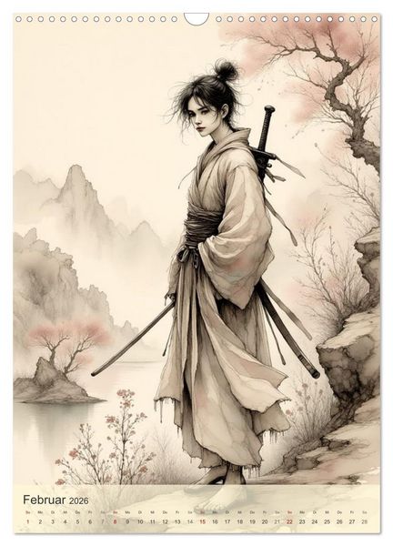 Produktbild: Das Schwert des Himmels - Der Kalender (Wandkalender 2026 DIN A3 hoch), CALVENDO Monatskalender