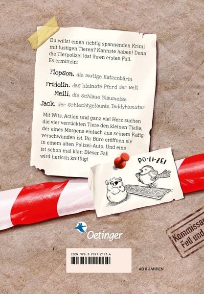 Produktbild: Die Tierpolizei 1. Kommissare mit Fell und Feder