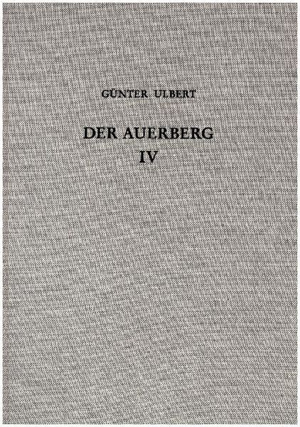 Produktbild: Der Auerberg IV