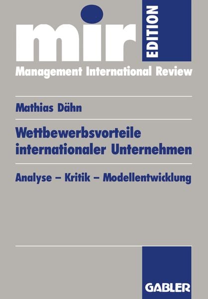 Produktbild: Wettbewerbsvorteile internationaler Unternehmen