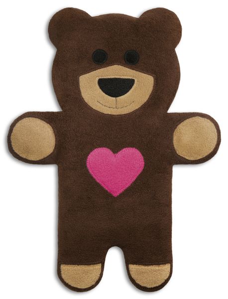Wärmekissen ¦ Der Bär TeddySchokolade / mit Herz
