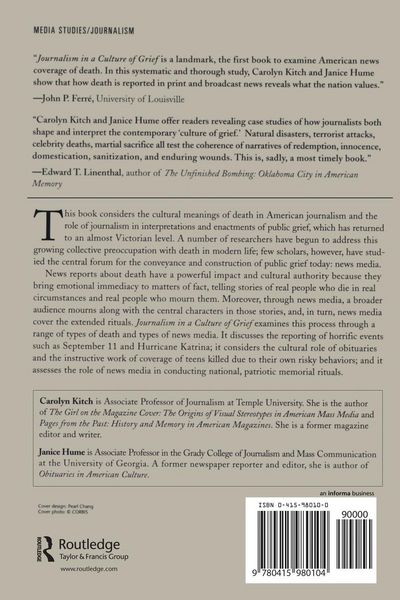 Produktbild: Journalism in a Culture of Grief