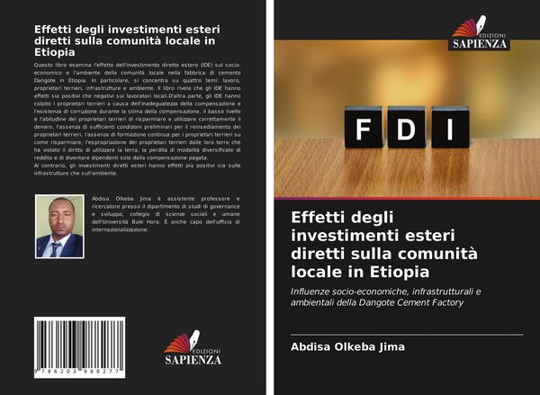Produktbild: Effetti degli investimenti esteri diretti sulla comunit&agrave; locale in Etiopia
