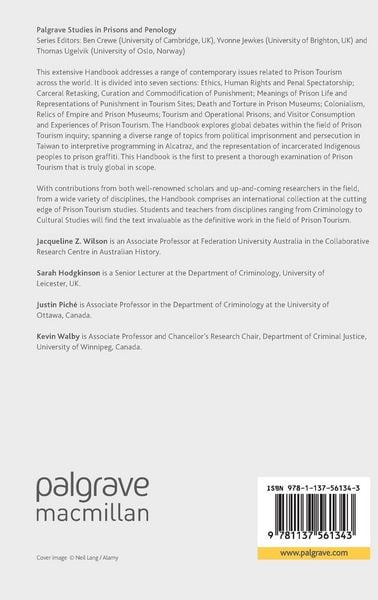Produktbild: The Palgrave Handbook of Prison Tourism