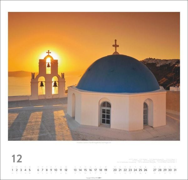 Produktbild: Griechische Inseln Kalender 2027 - Im Land der G&ouml;tter