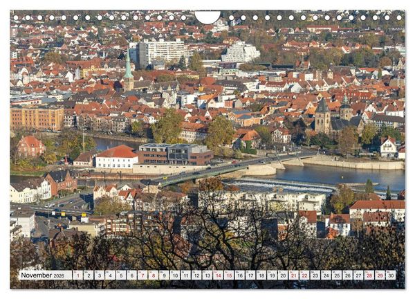 Produktbild: Das Weserbergland (Wandkalender 2026 DIN A4 quer), CALVENDO Monatskalender