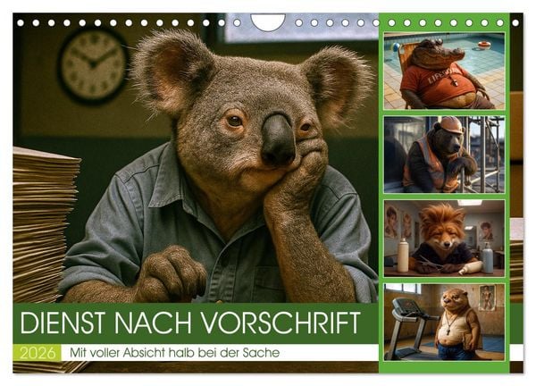 Produktbild: Dienst nach Vorschrift (Wandkalender 2026 DIN A4 quer), CALVENDO Monatskalender
