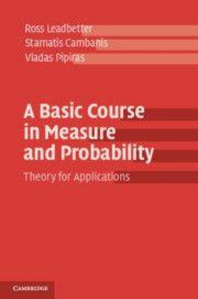 Produktbild: A Basic Course in Measure and Probability