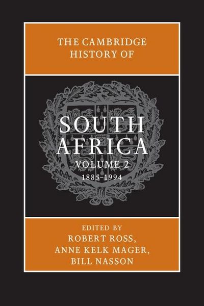 Produktbild: Cambridge History of South Africa: Volume 2, 1885-1994