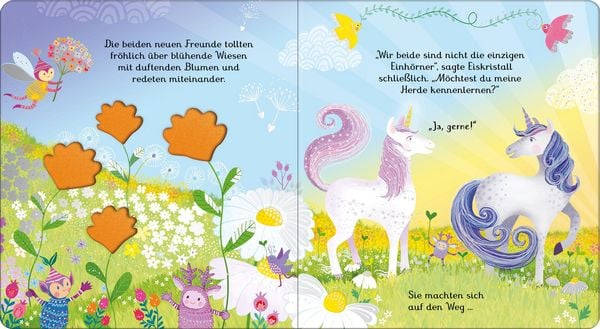 Produktbild: Mein glitzerndes F&uuml;hlbuch: Das Einhorn