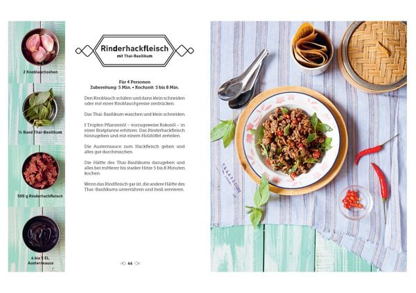 Produktbild: Thail&auml;ndisch kochen mit nur 4 Zutaten - Schnell und einfach