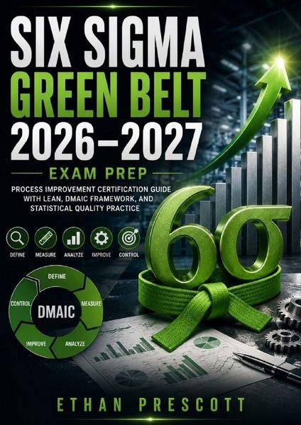 Produktbild: Six Sigma Green Belt 2026&ndash;2027 Exam Prep