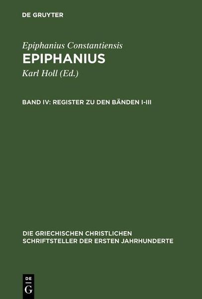 Produktbild: Register zu den B&auml;nden I-III