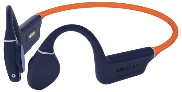 Produktbild: CREATIVE Outlier Free Pro+, Knochenschall, Bluetooth 5.3, IPX8, AAC, orange