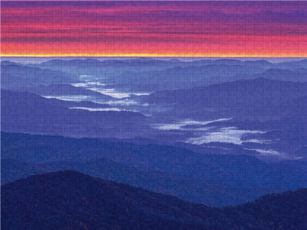 Produktbild: CALVENDO Puzzle Clingmans Dome, Great Smokey Mountain National Park, North Carolina, USA 1000 Teile Lege-Gr&ouml;&szlig;e 64 x 48 cm Foto-Puzzle Bild von Christian Heeb