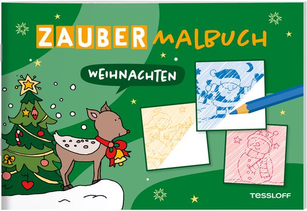 Zaubermalbuch. Weihnachten, Geheftet von Sandra Schmidt, Tessloff Verlag Ragnar Tessloff GmbH & Co. KG, 9783788647056