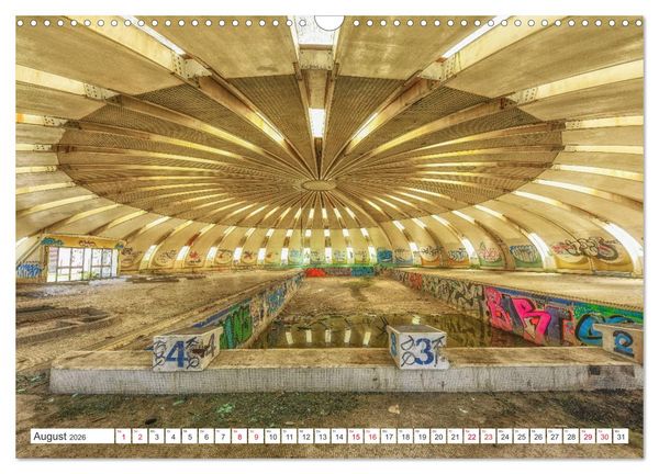 Produktbild: Lost Places - Verlassene R&auml;ume (Wandkalender 2026 DIN A3 quer), CALVENDO Monatskalender