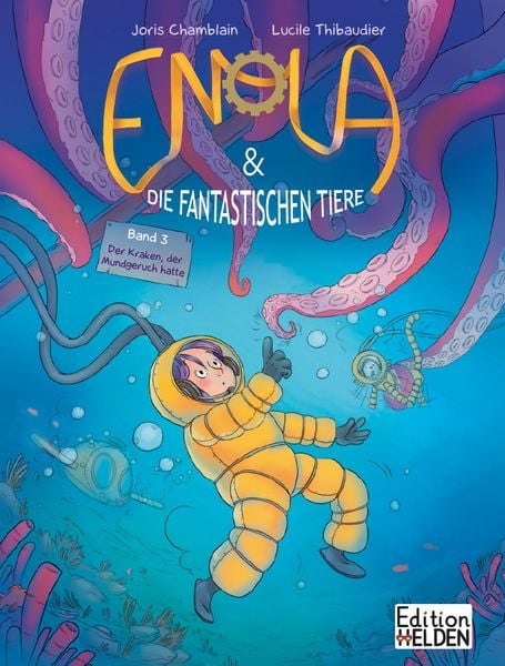 Enola & die fantastischen Tiere, Gebundene Ausgabe von Joris Chamblain, Edition Helden, 978-3-949866-12-8