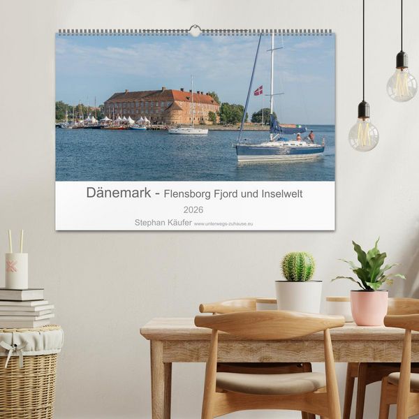 Produktbild: D&auml;nemark - Flensborg Fjord und Inselwelt (Wandkalender 2026 DIN A2 quer), CALVENDO Monatskalender